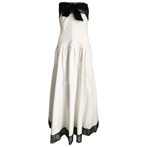 vintage chanel cocktail dress|chanel black and white dress.